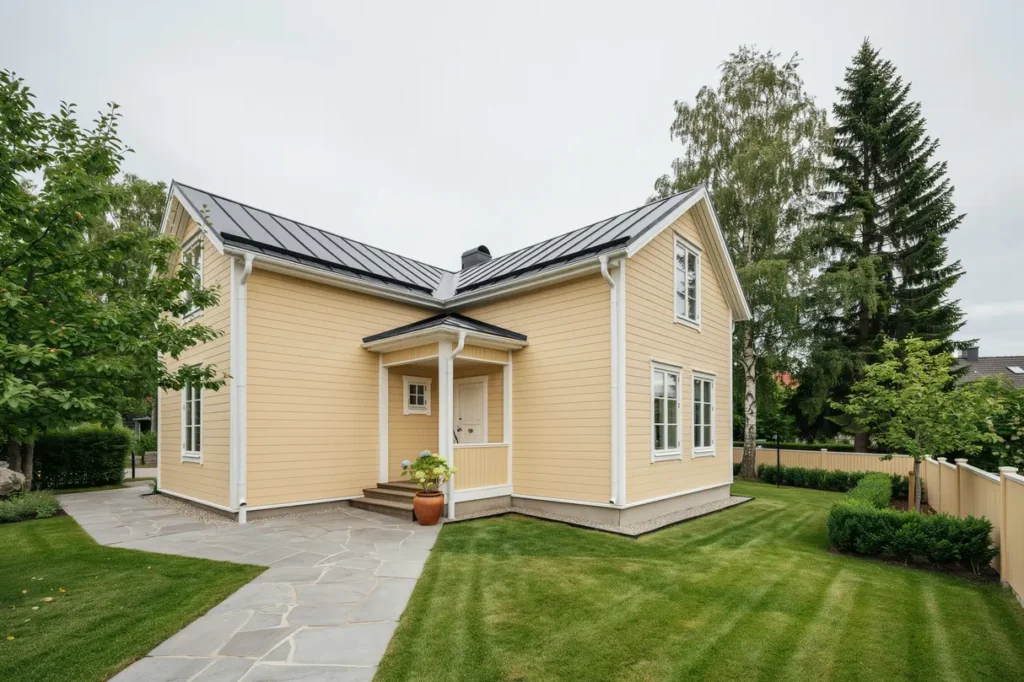 markplanering och dr neringsarbete runt villa i marieholm